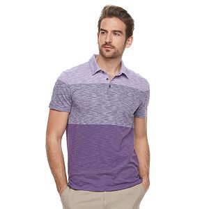 Men's Marc Anthony Slim-Fit Gradient Colorblock Stretch Polo