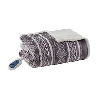Woolrich Anderson Oversized Electric Heated Throw Blanket