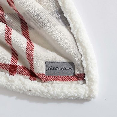 Eddie Bauer Newcastle Sherpa Throw