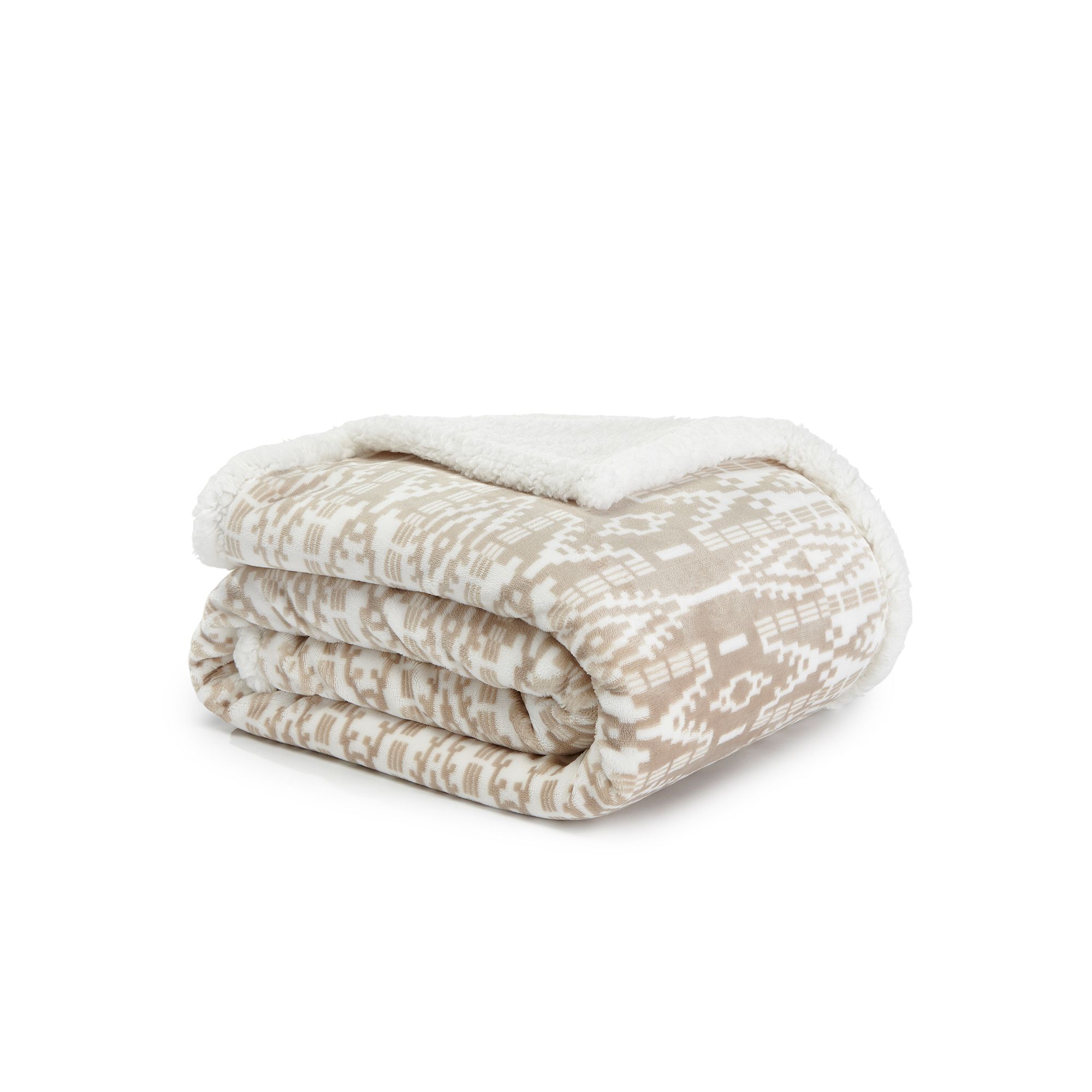 Eddie Bauer Newcastle Sherpa Throw