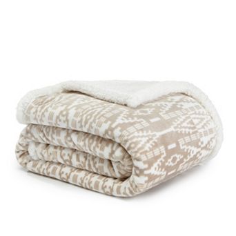 Eddie Bauer Newcastle Sherpa Throw