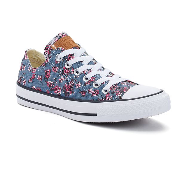 Adult Converse Chuck Taylor All Star Denim Floral Shoes