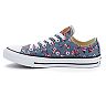 denim floral converse