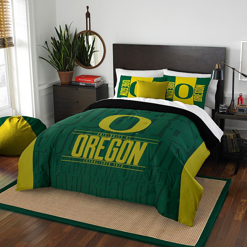 Oregon Ducks Modern Take Full/Queen Comforter Set by Northwest, Multicolor