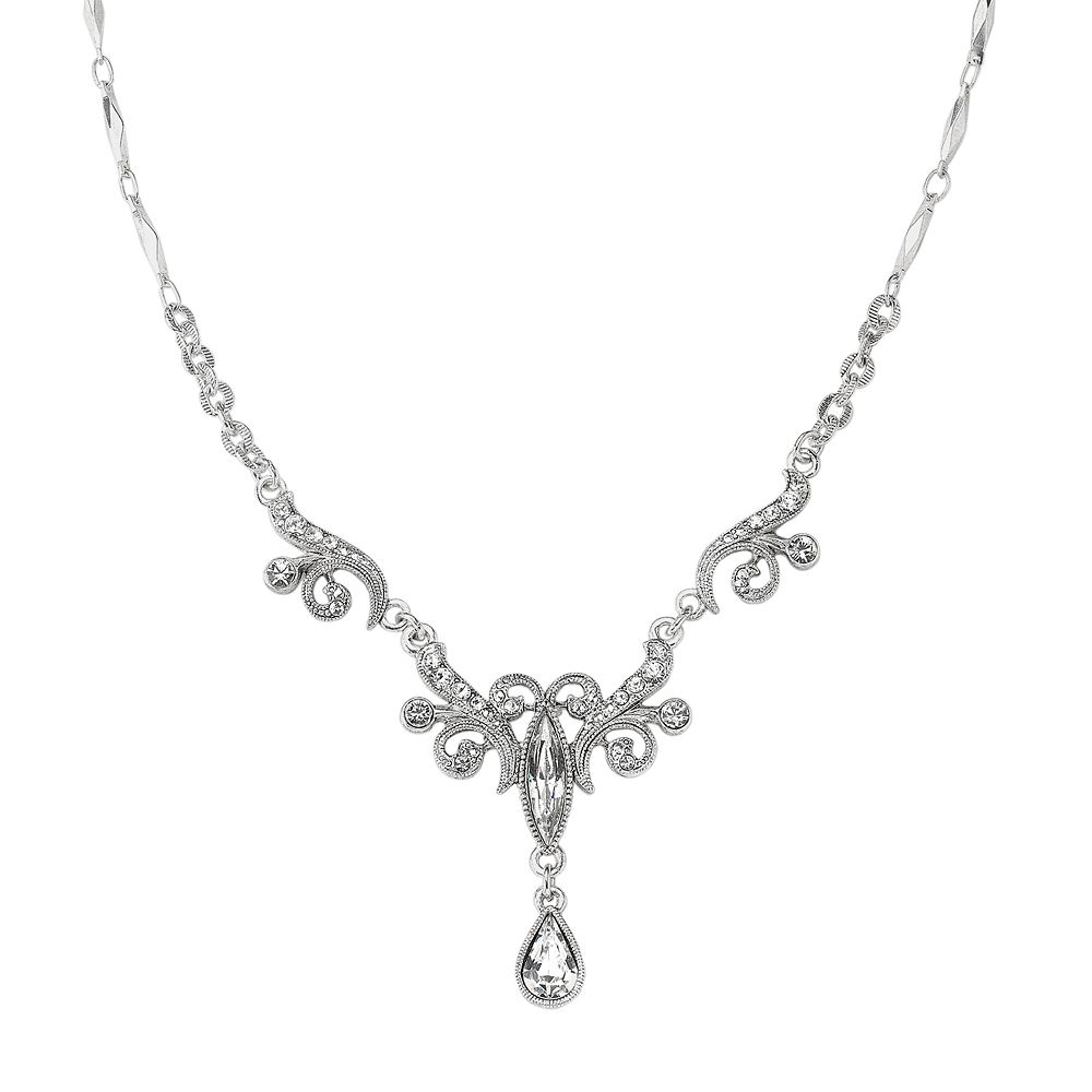 ★VINTAGE HOLLYWOOD★ drop Crystal Necklace_VH2435NE004M 275972?wid=1000&hei=1000&