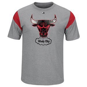 Big & Tall Majestic Chicago Bulls Team Tee