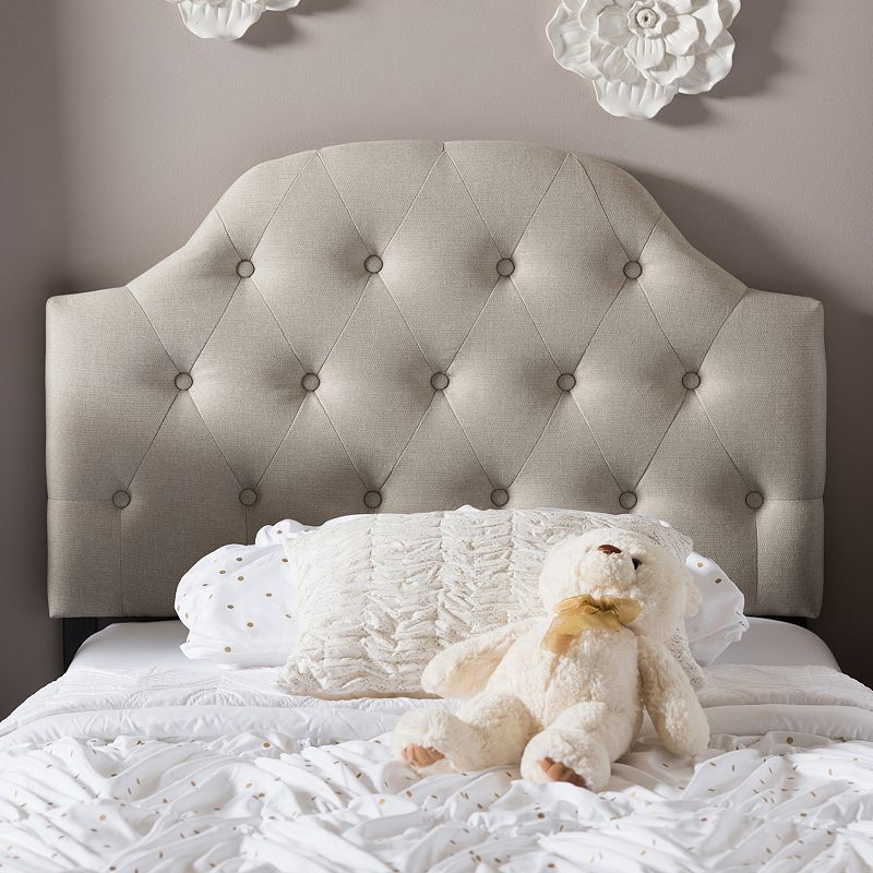 Baxton Studio Morris Scalloped Twin 