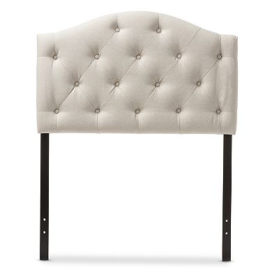 Baxton Studio Myra Scalloped Twin Headboard