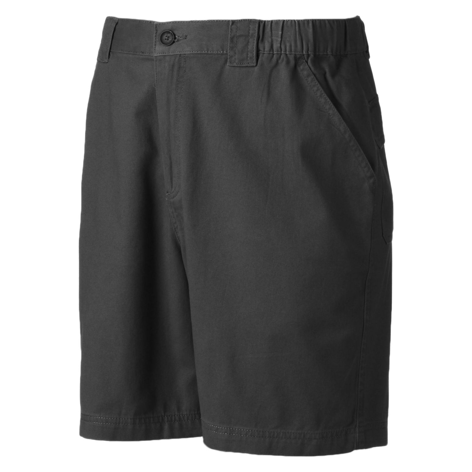 elastic cargo shorts