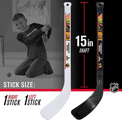 Franklin Sports Chicago Blackhawks Mini Hockey Player Set