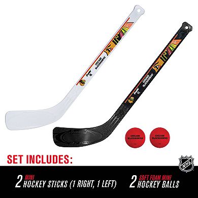 Franklin Sports Chicago Blackhawks Mini Hockey Player Set