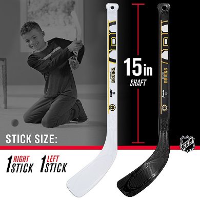 Franklin Sports Boston Bruins Mini Hockey Player Set