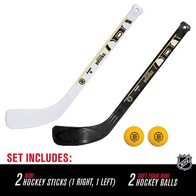 Franklin Sports Boston Bruins Mini Hockey Player Set