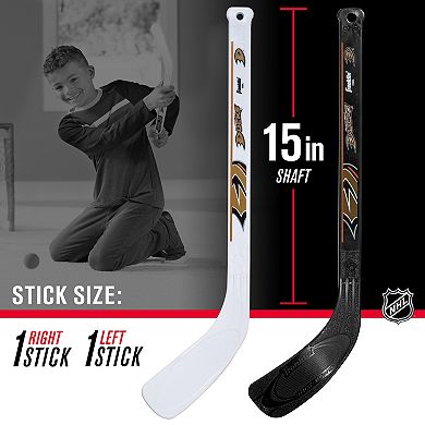 Franklin Sports Anaheim Ducks Mini Hockey Player Set