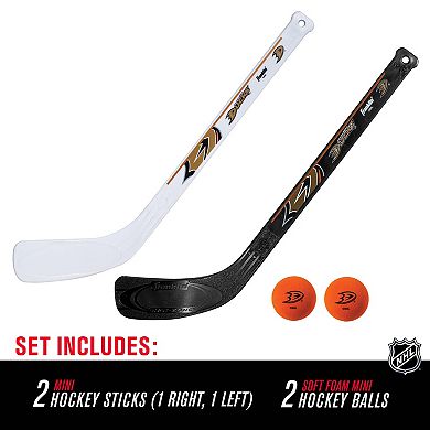 Franklin Sports Anaheim Ducks Mini Hockey Player Set