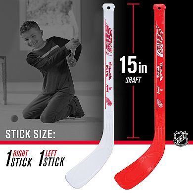 Franklin Sports Detroit Red Wings Mini Hockey Player Set