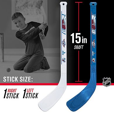 Franklin Sports Colorado Avalanche Mini Hockey Player Set