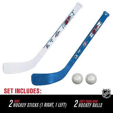 Franklin Sports Colorado Avalanche Mini Hockey Player Set