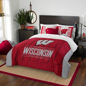 Wisconsin Badgers Modern Take Full/Queen Comforter Set by Northwest