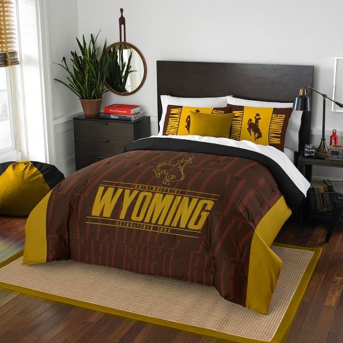 Wyoming Cowboys Modern Take Full Queen Comforter Set By