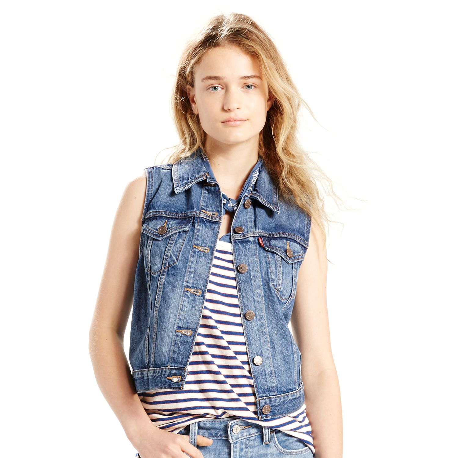 levis vest womens