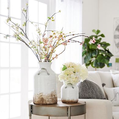 Everyday Decor Farmhouse Milk Can Ceramic Vase