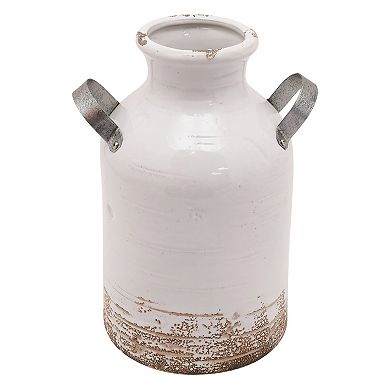 Sonoma Goods For Life™ Farmhouse Milk Can Ceramic Vase 