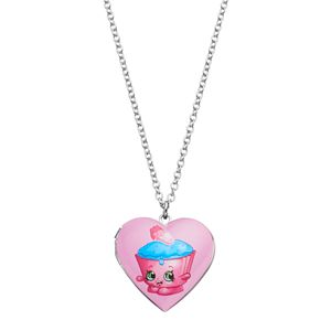 Shopkins Kids' Cupcake Chic Heart Locket Necklace