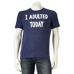 Men's I Adulted Today Tee
