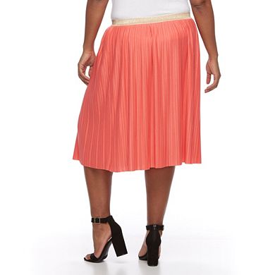 Plus Size Apt. 9® Accordion-Pleat Skirt 
