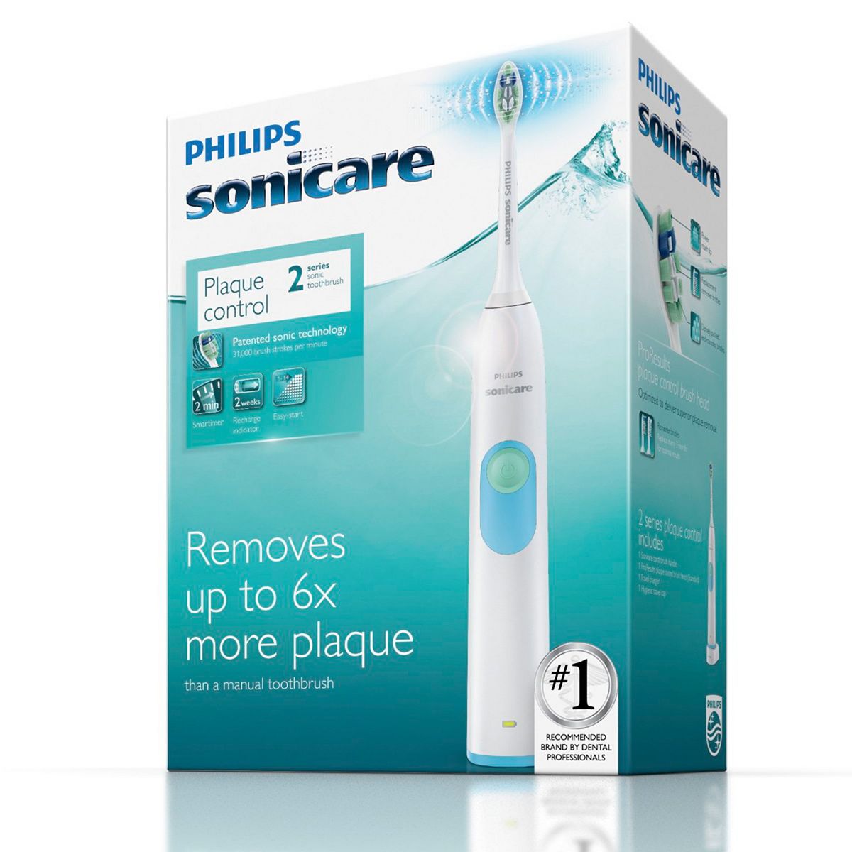 Philips Sonicare Series 2 Plaque Control Rechargeable Toothbrush $29.99