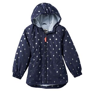 Girls 4-6x OshKosh B'gosh® Fleece-Lined Dot Midweight Jacket