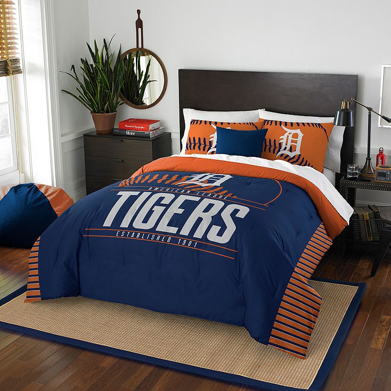 Detroit Tigers Grand Slam Full/Queen Comforter Set by Northwest, Multicolor