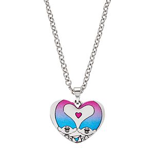 DreamWorks Trolls Kids' Stainless Steel Heart Pendant Necklace