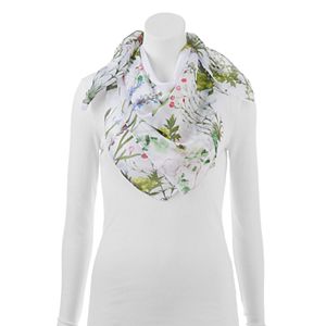 Dana Buchman Botanical Square Scarf