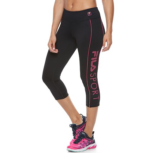 Download Women's FILA Sport® Logo Print Capri Leggings