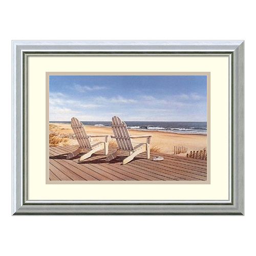 Amanti Art Point East Print Framed Wall Art