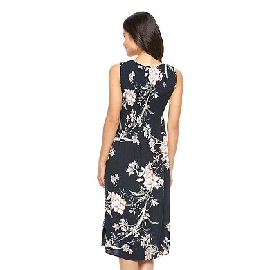 Women's Croft & Barrow® Smocked Challis Dress