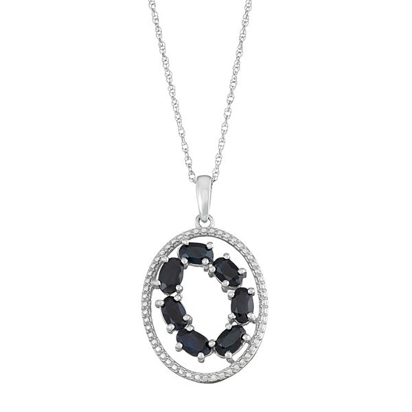 Steff Silver & Black Enamel Lovelock Necklace from Steffans Jewellers.