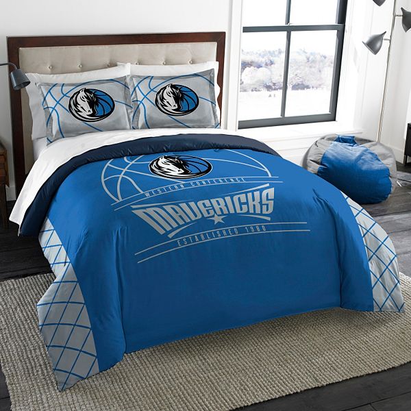 Dallas Stars Hexagon Full/Queen Comforter & Shams Set