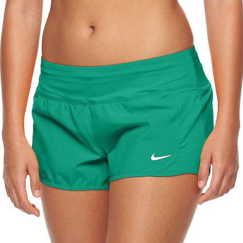 tan nike running shorts
