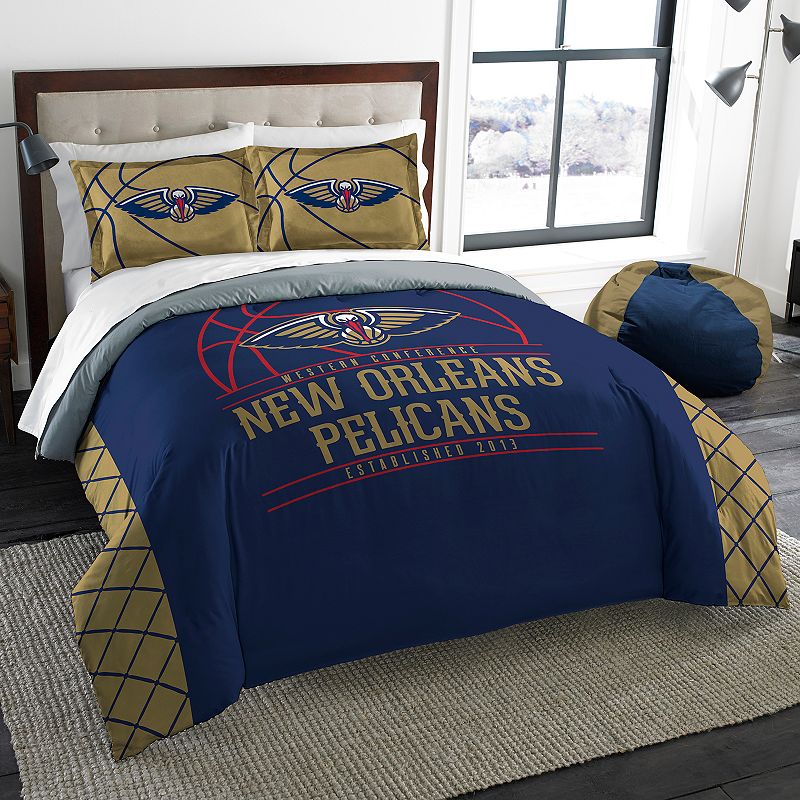 New Orleans Pelicans Reverse Slam Full/Queen Comforter Set by Northwest, Mu