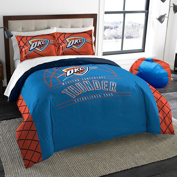 Oklahoma City Thunder Reverse Slam Full Queen Comforter Set By The Northwest