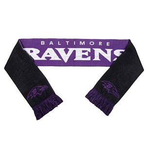 Adult Forever Collectibles Baltimore Ravens Reversible Scarf