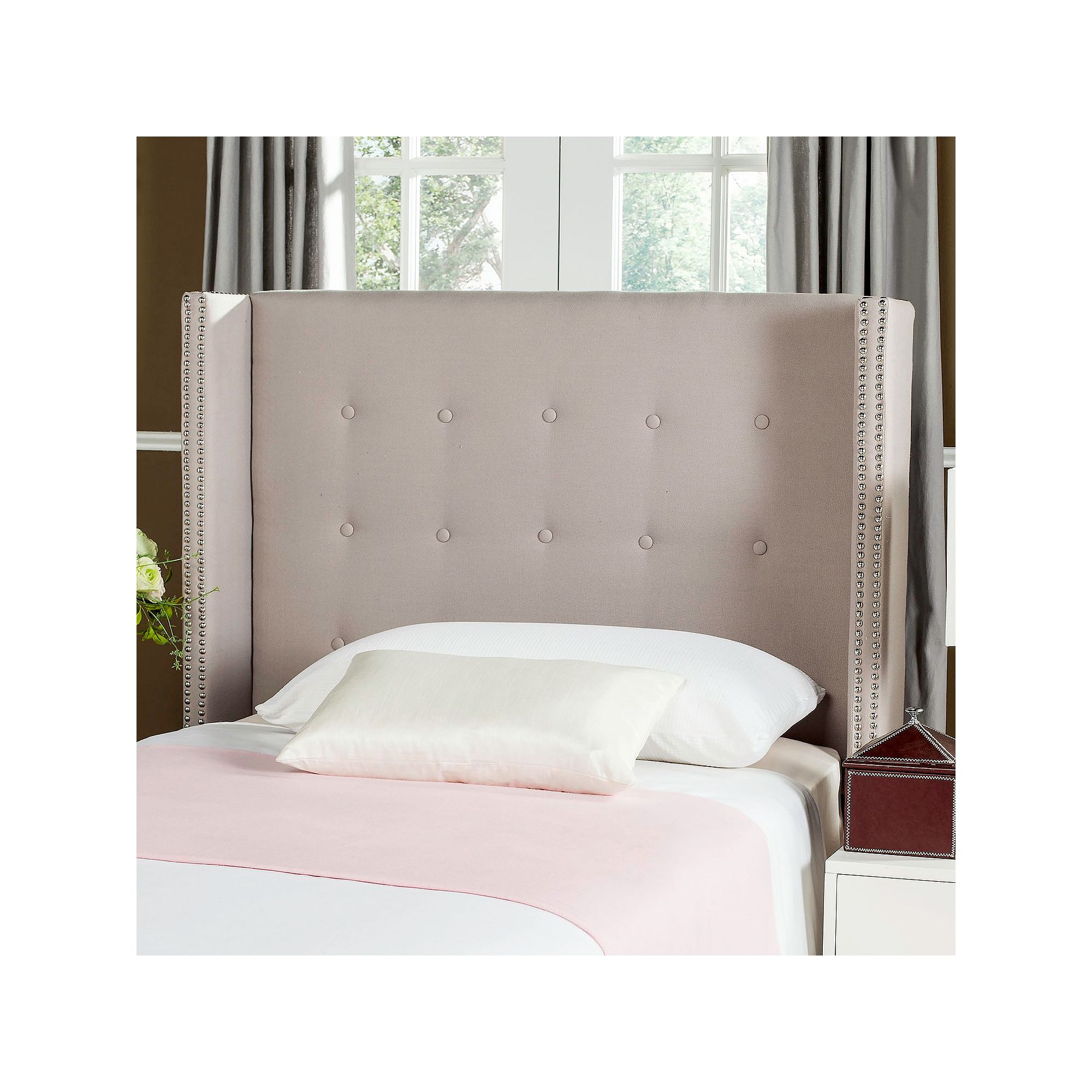 Safavieh Keegan Headboard, Brown