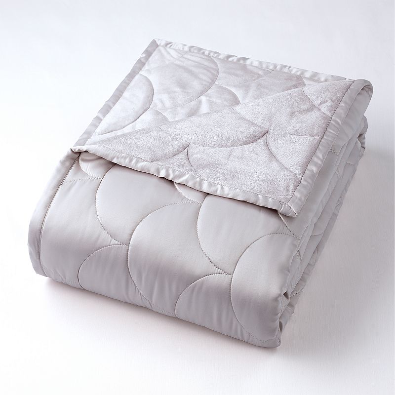 31083273 Nikki Chu Down-Alternative Blanket, Grey, Twin sku 31083273