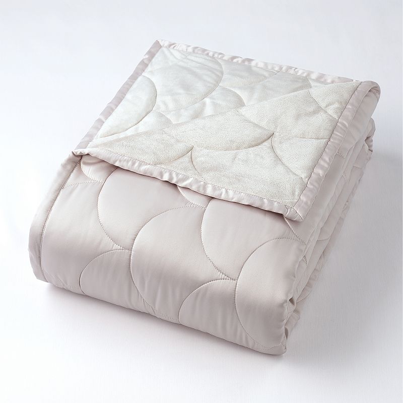 52866527 Nikki Chu Down-Alternative Blanket, Silver, King sku 52866527