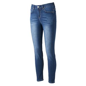 Women's Angels Tummy Slimming Faded Skinny Jeans