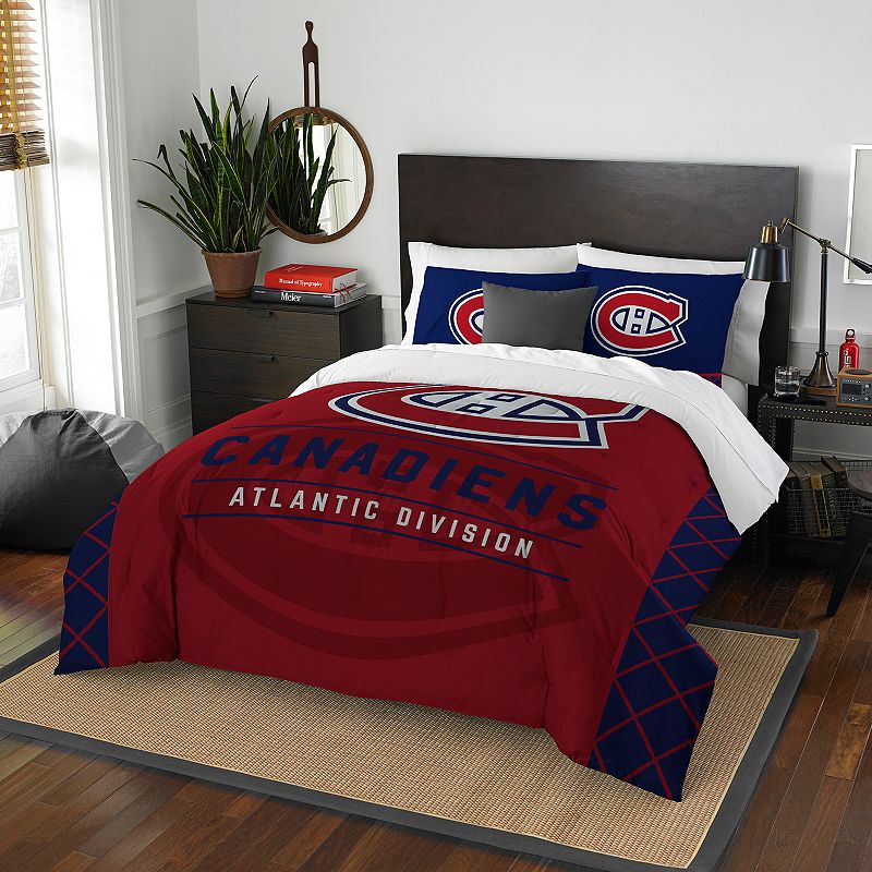 Montreal Canadiens Draft Full/Queen Comforter Set by Northwest, Multicolor