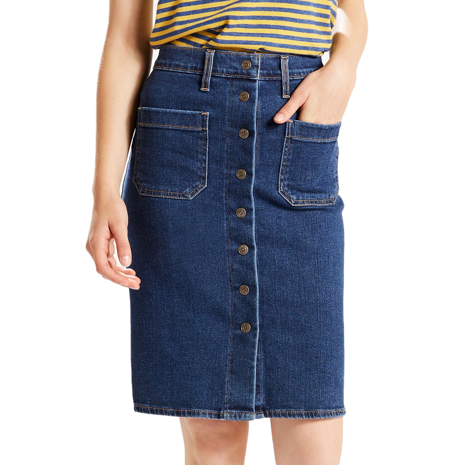 levis jean skirt